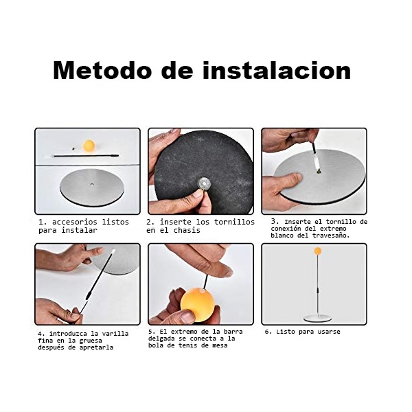 Miniatura 2 de Entrenador de Tenis de Mesa Portátil